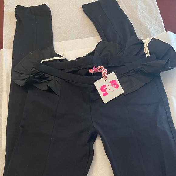 NWT! RARE! Fashion CLASSIC Sass and Bide Show Stopper Leggings Frill Keep Faith - Picture 1 of 15